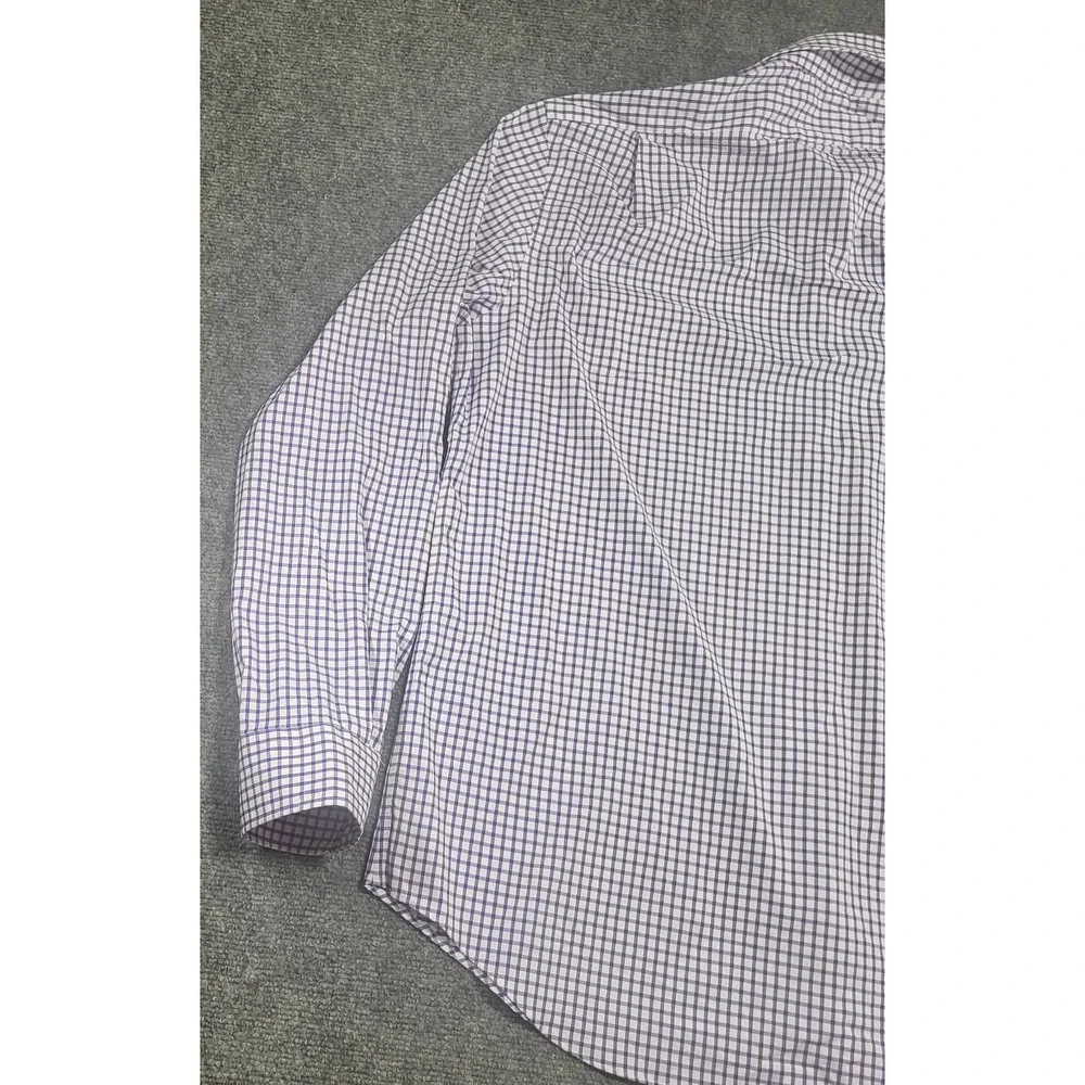 Polo Ralph Lauren Purple & White Gingham Performance Long Sleeve T-Shirt Size XL